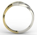 Ring i 14k guld med 3 diamanter 0,04ct