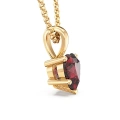 02013-W001-6-Hänge i 14k gult guld med naturlig röd Swarovski-topas 1ct.webp