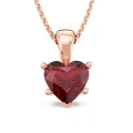 02013-W001-8-Hänge i 14k roséguld med naturlig röd Swarovski-topas 1ct.webp