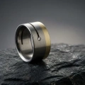 AH-Vagina-5-Vigselring-i-titan-och-gulguld-med-diamant-10-mm.webp