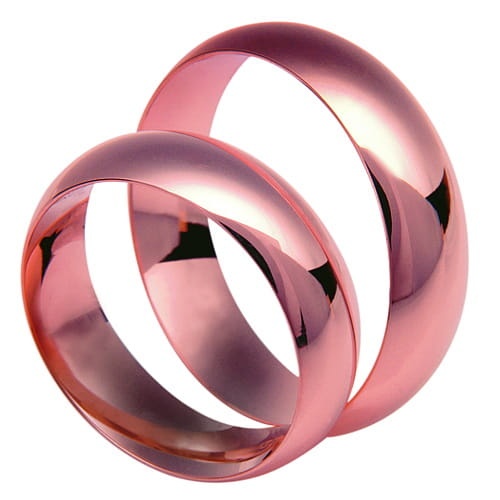 Vigselringar i 14k rött guld